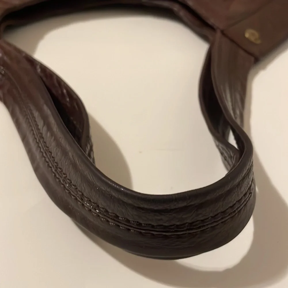 HOBO Brown Leather Tote Bag - Picture 6 of 10